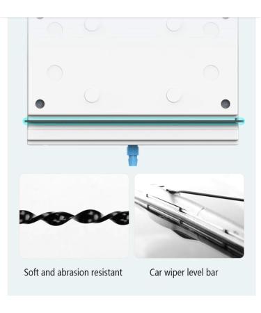 Window Cleaner Wipers Double-Side Glass Cleaner 3-Speed Adjustable Force Ultra-Strong Both Side Glass Surface Cleaning Brush Wiper Tools with Ergonomic Handle Design (Red 5 25mm) - Buy Online on GoSupps.com