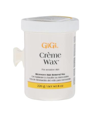 GiGi Cr me Wax for Sensitive Skin - Microwave Hair Removal Wax  8 Ounces