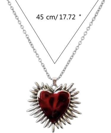 Oralgo Unique Necklace with Oil Droplets & Heart Pendants - Elegant Jewelry for Parties & Meetings - International Shipping - Buy Online on GoSupps.com