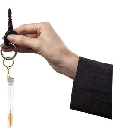 FRCOLOR 30 Pcs Keychain Mascara Brush Mascarades for Women Empty Mascara Lash Brush with Tube Extend 11.2x1cmx3pcs Assorted Colorx3pcs - Buy Online on GoSupps.com