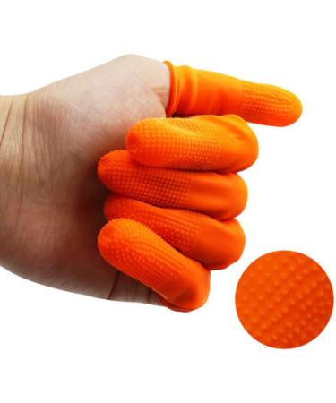 100pcs Anti-Slip Latex Finger Covers - Protective Caps for Finger Tips - Durable & Portable Finger Protectors - Buy Online on GoSupps.com