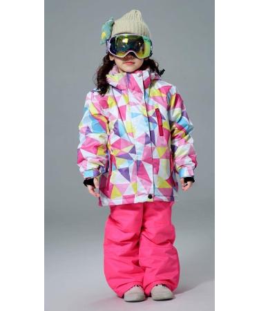 SEARIPE Girls Ski Jacket and Pant Set - Winter Snowsuit for Kids | Waterproof Outdoor Ski Suit - Size 10 - Buy Online on GoSupps.com