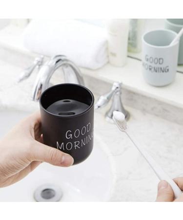 Good Morning Tumbler Cup & Toothbrush Holder 330ml - Lightweight for Home & Travel (Blue) - Buy Online on GoSupps.com