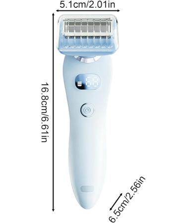 Opilroyn Personal Trimmer for Women Electric Trimmer for Women Female Trimmer for Hair Removal Versatile Personal Hair Clipper for Women Facial Shaver Blue - Buy Online on GoSupps.com