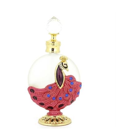 DFJOENVLDKHFE Glass Perfume Bottle Jewelry Enamel Fancy Crystal Perfume Bottle Refillable Empty Perfume Bottle (Size : Red 30ml Color : 30) Red 30ml 30