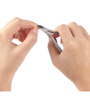 Professional Stainless Steel Cuticle Nipper Cutter Nail Art Clipper Scissor Manicure Tool for Trimming Dead Skin Attractive Processed - Buy Online on GoSupps.com