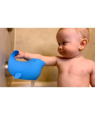 Kids Baby Bath Spout Cover - Faucet Safety Guard for Bathtub - Cute Pink Seal for Safe and Enjoyable Baths - Buy Online on GoSupps.com