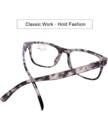 DooViC Blue Light Blocking Reading Glasses 4 Pack - Anti Eyestrain Computer Readers 2.50 Strength - Fashionable Unisex Design in 4 Colors - Buy Online on GoSupps.com