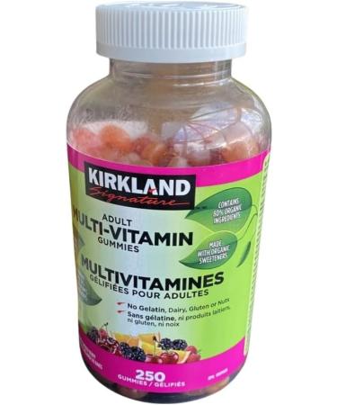 Kirkland Signature Adult Multi-Vitamin Gummies 250ct - Essential Daily Nutrition - Buy Online on GoSupps.com