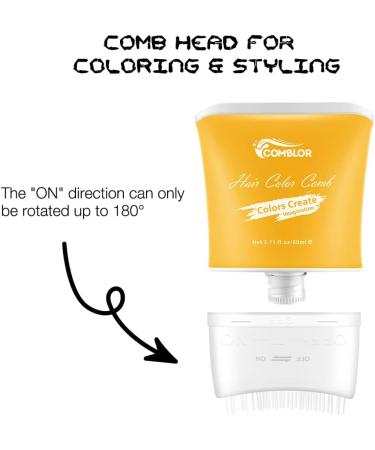 Blonde Temporary Hair Dye for Dark Hair - Kids Hair Chalks Gift - Wash Out Hair Colour for Crazy Hair Day - 60g Pack - Birthday & Christmas Gift - Buy Online on GoSupps.com