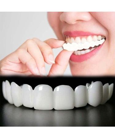 2 artificial teeth for women and men to regain a confident smile