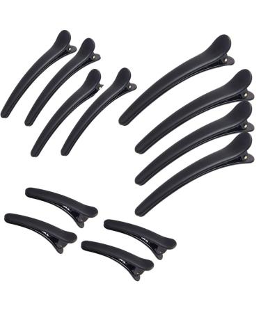 12PC Duck Hair Clips - Non-Slip Silicone Tape for Thick & Thin Hair | Professional Salon Hair Clips - No-Trace Compartment Clamps - Buy Online on GoSupps.com