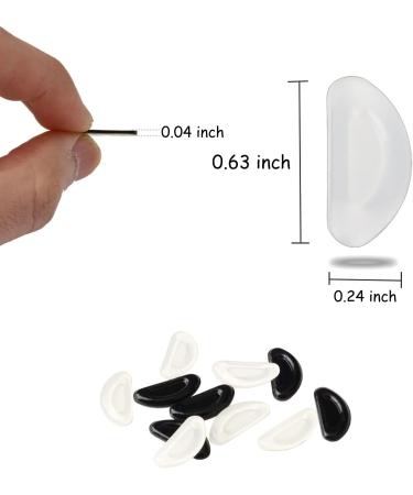 WAFJAMF 12 Pairs Eyeglass Nose Pad - Adhesive Anti-Slip Nose Pads for Plastic Frames & Sunglasses - Buy Online on GoSupps.com