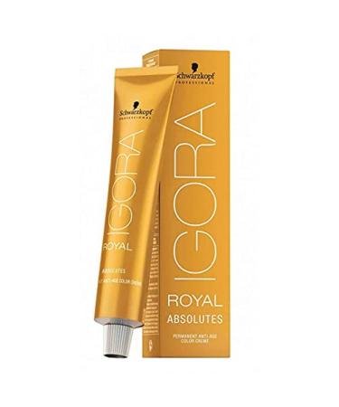 Schwarzkopf Number 7-710 Absolutes Igora Royal Dye 9-50 Extra Light Blonde Gold Natural 60 ml (Pack of 1)