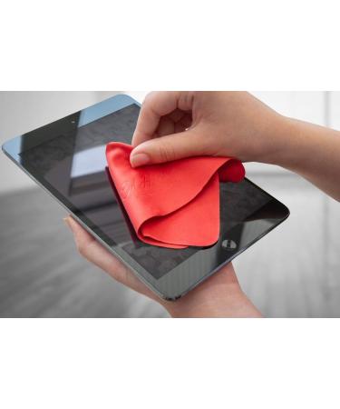 Ed Hicks 16 Premium Microfiber Cleaning Cloths for Glasses & Screens - 7x7 Large Pack with Storage Pouch - Buy Online on GoSupps.com