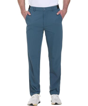 Rdruko Men's Stretch Golf Pants - Quick Dry Lightweight Casual Dress Pants Navy Blue 34 - Buy Online on GoSupps.com