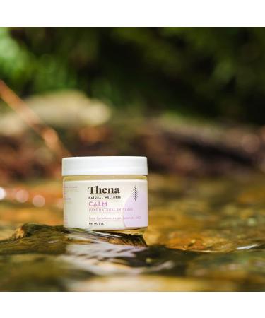 THENA CALM Face Moisturizer - Organic & Natural Ultra Hydrating Cream with Hyaluronic Acid & Lavender | Anti-Aging Facial Moisturizer for Dry Skin | Plant-Based Skincare for Men & Women - Buy Online on GoSupps.com