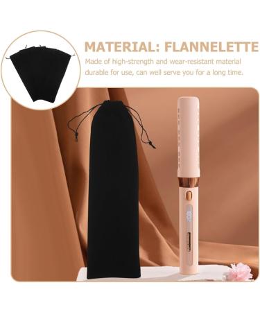 NOLITOY 6pcs Hair Curling Wand Hair Dryer Travel Bag Hair Stylist Travel Bag Modeling Travel Case Flannel - Buy Online on GoSupps.com