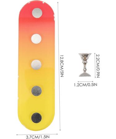 minkissy 2 Sets Nail Practice Holder Nail Art Decoration Nail Decorations for Nail Art Beauty Nail Holders Nail Racks for Nail Painting Nail Stand Accessories Plastic Fixture - Buy Online on GoSupps.com