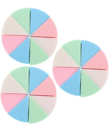POPETPOP 12 Sets Triangular Sponge Puff Powder Puff Makeup Sponges Mineral Wedge Shape Makeup Sponge Beauty Sponge Beauty Milk Girls Miss Emulsion Makeup Foundation The Face - Buy Online on GoSupps.com