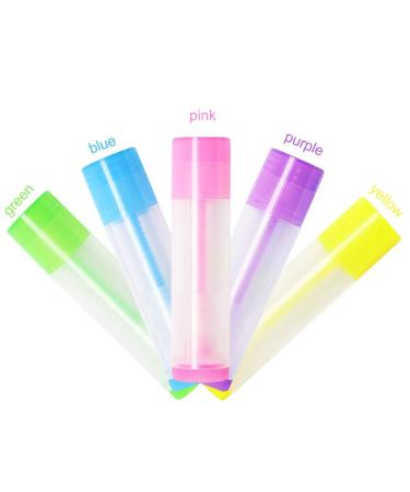 Proleo 50pcs Empty Lipstick Containers - 5G DIY Lip Balm & Cosmetic Storage with Colored Sleeves - Buy Online on GoSupps.com