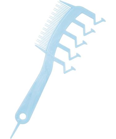 Peigne dents larges en forme de Z pour d m ler les cheveux bleu - Buy Online on GoSupps.com