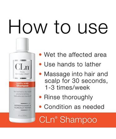 CLn Shampoo for Scalp Prone to Folliculitis, Dermatitis, Dandruff - 8 oz | Soothes Itchy, Flaky Scalp | Pack of 1 - Buy Online on GoSupps.com