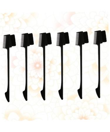 Housoutil 6pcs Eyelash Comb & Brow Brush Set - Multipurpose Eyebrow Spoolie & Lash Separator for Men & Women - Perfect for Mascara & Hair Teasing - Buy Online on GoSupps.com