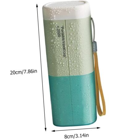 Plafope Travel Toothbrush Storage Box - 3-Piece Set with Toothpaste Holder & Travel Mug - Perfect for On-the-Go Oral Care - Buy Online on GoSupps.com