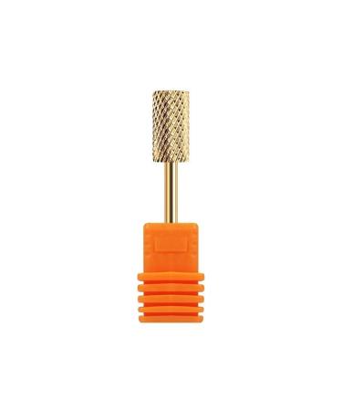 Nail Art Tungsten Steel Polishing Head Round Head Metal Alloy Polishing Drill Gold Polishing/removal Head(Golden-C)