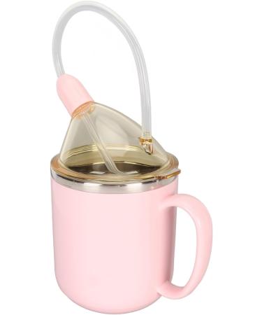 Convalescent Drinking Cup Drinking Aid 1.5mm Pore Feeding Cup Cover to Prevent Leakage 360 Degree Rotation for Home Use (Pink) - Buy Online on GoSupps.com