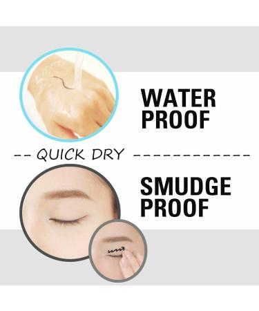 Heroine Make KISSME Smooth Liquid Eyeliner Super Keep 01 Jet Black - 2 Pack - Buy Online on GoSupps.com