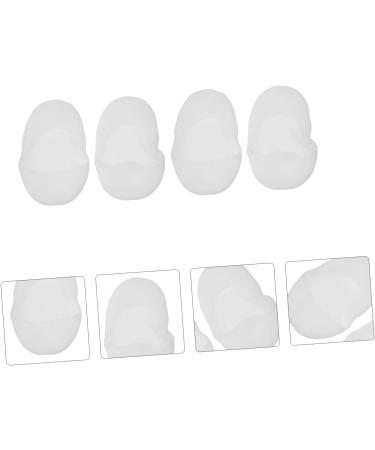 minkissy 2 Pairs Foot Socks Heel Repair Socks for Women Heel Socks for Cracked Heel Moisturizing Sock Soft Moisturizing Gel Socks Dry Feet Socks Men and Women Sock Cover Sebs Porous White White 19x8.7cm - Buy Online on GoSupps.com