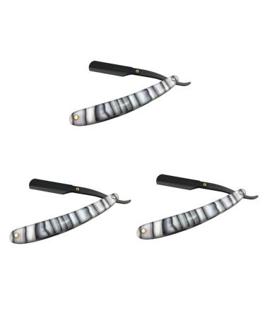 Frcolor 3st hand razor for men Barturers for men razor made of metal Savering razor razor apparatus lawn tiller Safe razor men razor manual handbook SCHABER man