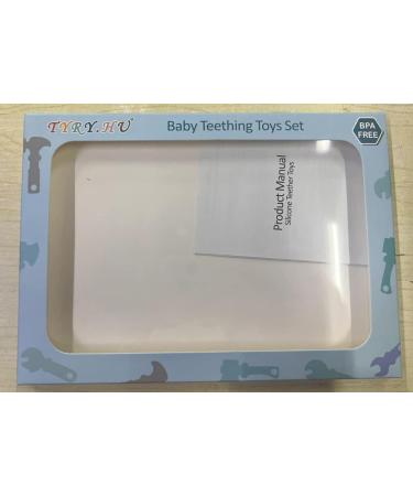 TYRY.HU BPA Free Silicone Teething Toys for Baby Training - 4pcs Baby Toothbrush Teether Chew Toy - Cooling Tools Shape Teether Relief Gift for Newborn - Buy Online on GoSupps.com