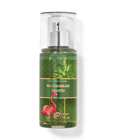 Bath & Body Works Watermelon Mojito Fine Fragrance Mist Travel Size Mini Purse Spray 2.5 Ounce (Watermelon Mojito) Watermelon Mojito 2.5 Fl Oz (Pack of 1)