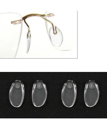 Eyeglass Nose Pads 2Pairs Anti-Slip Soft Silicone Push in Replacement for Silhouette Frameless Glasses Eyeglasses Sunglassesâ¦ Nose Pads Clear - Buy Online on GoSupps.com