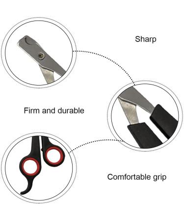Hooluuwongm Cat Nail Clipper No Shred Pet Claw Trimmer Clean Cut Cat Claw Clipper for Tiny Dog Rabbit Bird (Stainless Steel) - Buy Online on GoSupps.com
