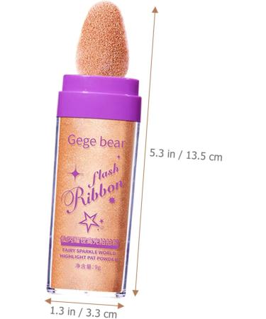 Beavorty 15 Pcs Highlight Pat Powder Makeup Highlighter Face Powder Loose Arm Highlighter Cosmetic The Face 1 count (Pack of 1) Assorted Colorx5pcs - Buy Online on GoSupps.com