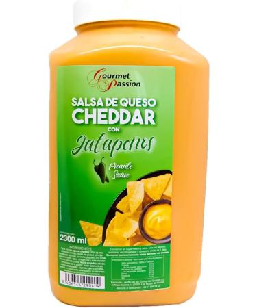 Original Recipe Cheddar Cheese Sauce With Jalapenos 2.3kg / Mexican Salsa De Queso Creamy Cheesy Sauce For Nachos - Buy Online on GoSupps.com
