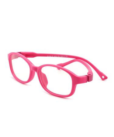 Tofox Kids GlassesAnti Blue Light Anti-reflective Glasses Reduce Eye Strain Children Silicone Glasses Color 5