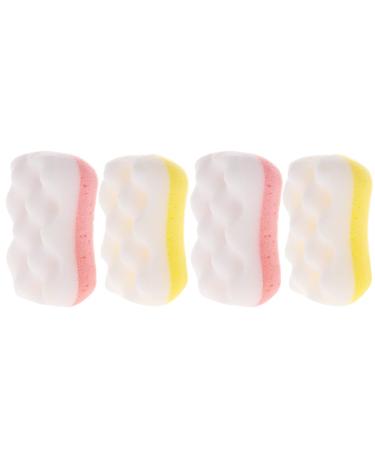 4pcs Exfoliating Mesh Bath Sponge Pouf Balls - Kid-Friendly Shower Loofahs & Back Exfoliator | Miss Body - Buy Online on GoSupps.com