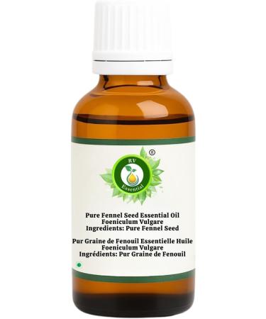 R V Essential Pure Fennel Seed Essential Oil 30ml (1.01oz)- Foeniculum Vulgare (100% Pure and Natural Therapeutic Grade) Fennel Seed 1.01 Fl Oz (Pack of 1) - Buy Online on GoSupps.com