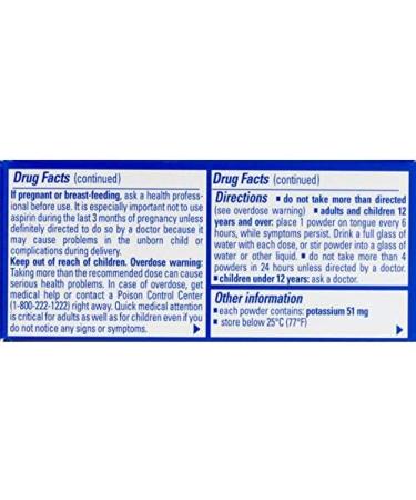 Goody's Extra Strength Powders | Fast Pain Relief | Aspirin & Caffeine | 24 Count | 2 Pack - Buy Online on GoSupps.com