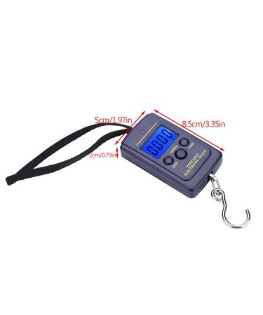 Digit Fishing Scale - 40 kg Hanging Digital Scale with Backlit LCD Display for Home & Outdoor Use | International Shipping Available - Buy Online on GoSupps.com