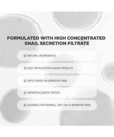 Advanced Snail Mucin Essence Serum - 96% Snail Extract for Skin Firming & Anti-Aging | Korean Essence for All Skin Types | Natural Ingredients - Buy Online on GoSupps.com