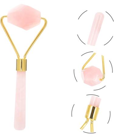 Shop Premium Pink Jade Massage Tools | Face Rollers & Gua Sha for Beauty and Muscle Care - 14x5cm - Buy Online on GoSupps.com