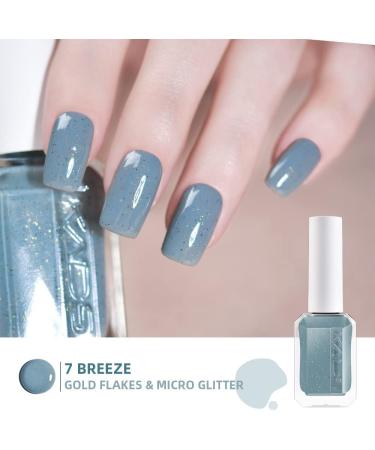 KADS Nail Polish Set - 5 Trendy Glitter Colors 24K Golden Color elegant - Buy Online on GoSupps.com