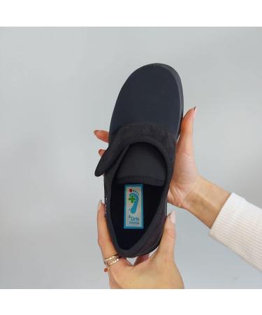 Buy Dr Orto Women's & Men's Adjustable Width Orthopedic Velcro Shoes - Black EU Sizes 36-48 - Buy Online on GoSupps.com