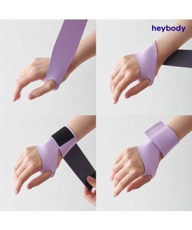 Heybody Slim Air Wrist Support Strap - Fitness Daily Comfort for Carpal Tunnel, Arthritis, and Wrist Pain - Elastic and Breathable - Gray - Buy Online on GoSupps.com